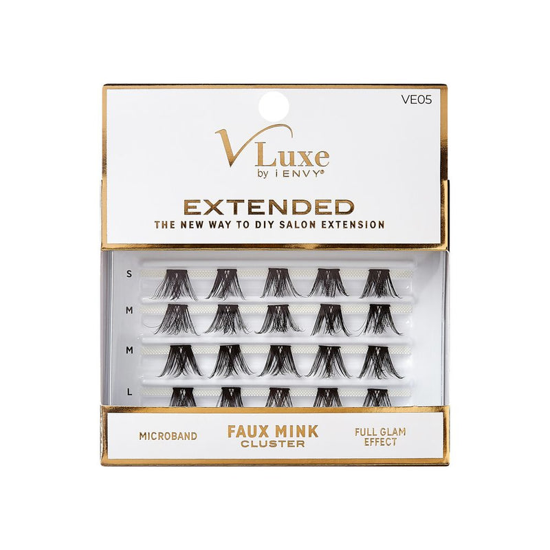 i-Envy V-luxe Extended Faux Mink Cluster Lashes
