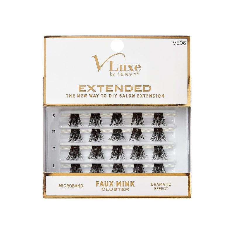 i-Envy V-luxe Extended Faux Mink Cluster Lashes