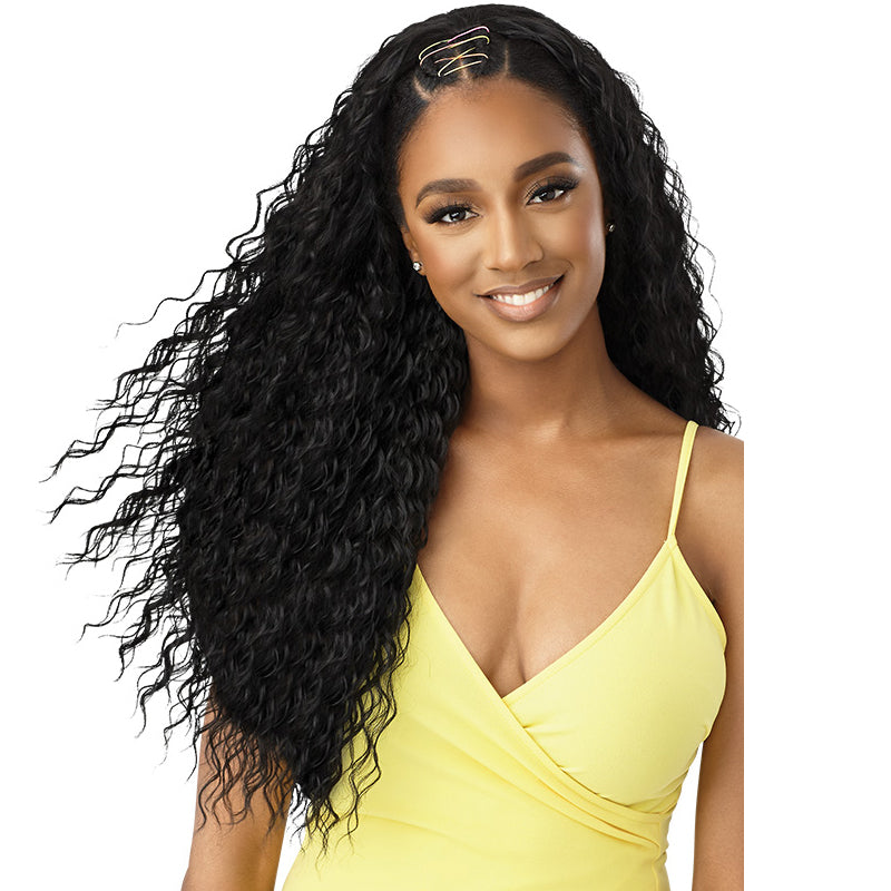Outre Converti Cap Wet And Wavy Style Wig - Kissed By Mist