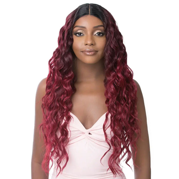 It's A Wig Human Hair Blend Hd Lace Front Wig - Loose Curl 29