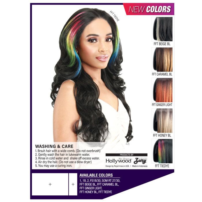 Zury Sis Human Hair Blend 13x4 Hd Lace Front Wig - Pm-fp Lace -nadia