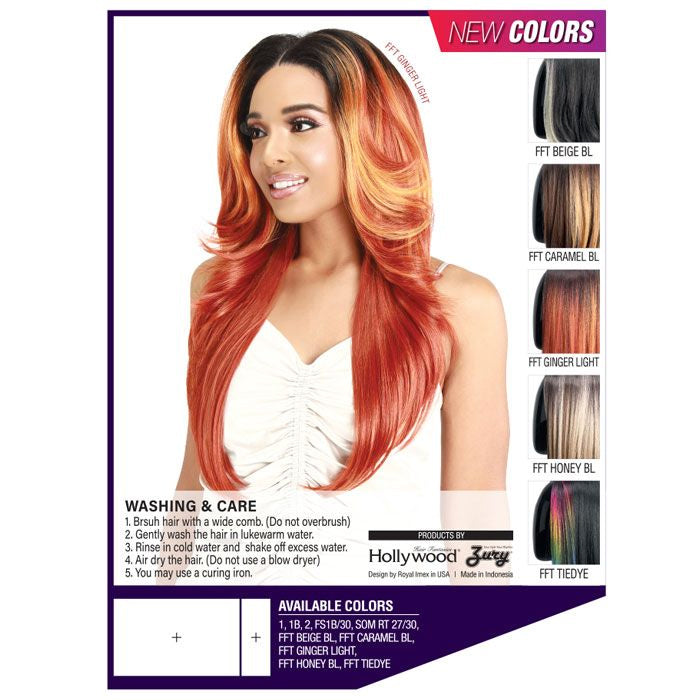 Zury Sis Human Hair Blend 13x4 Hd Lace Front Wig - Pm-fp Lace - Shanny