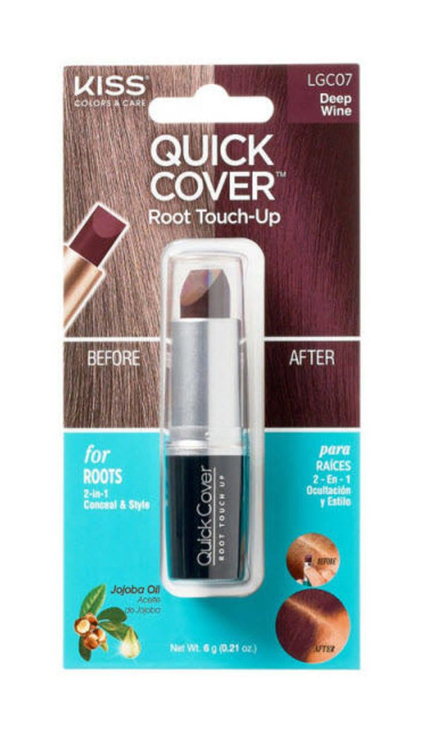 Kiss Colors Care Quick Cover Root Touch-Up - Deep Wine