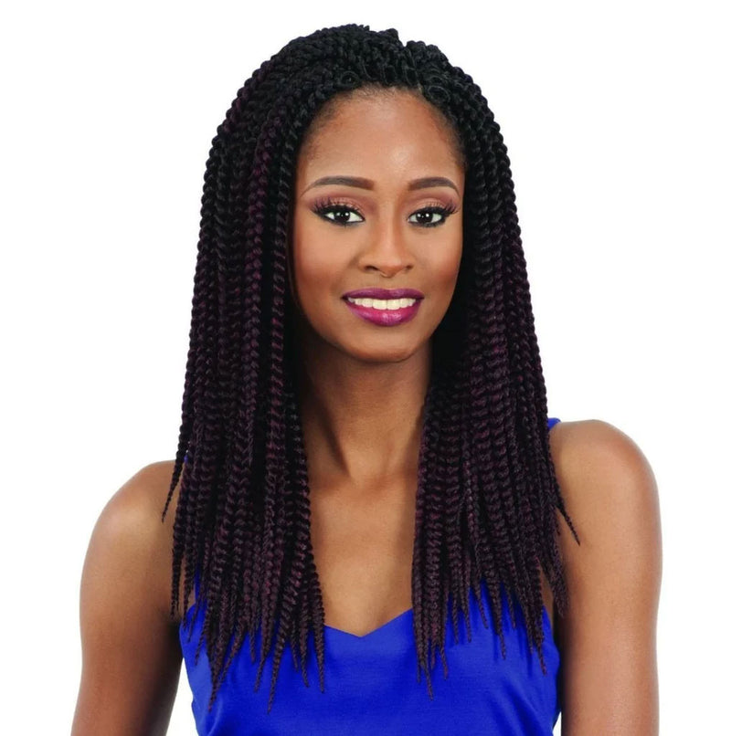 Large Box Braids 14" - Freetress Bulk Crochet Braiding Hair Extension