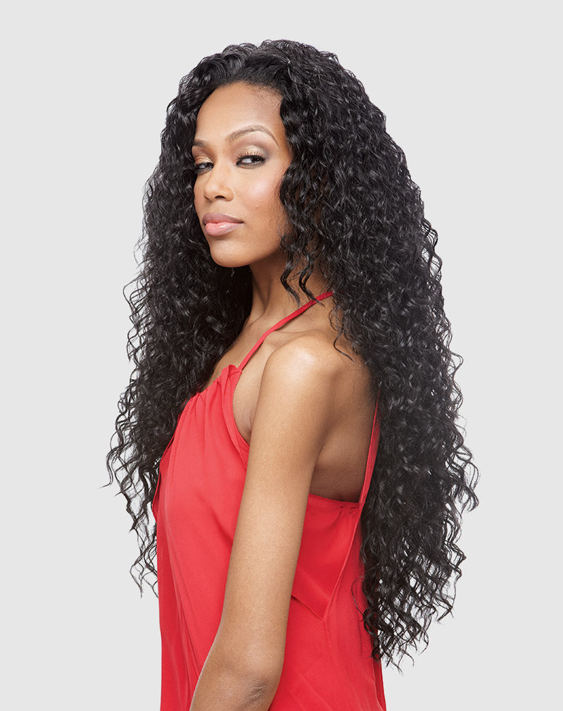 Las Mogan - Vanessa Synthetic Super Express Weave Half Wig Long Curly