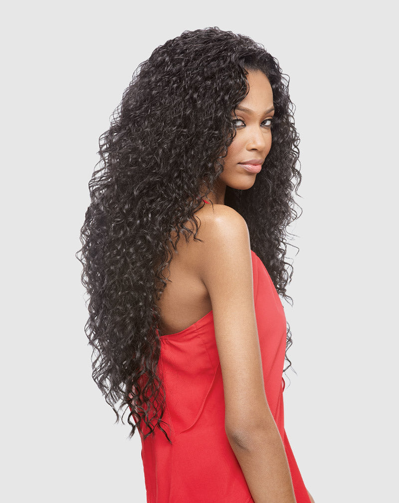 Las Mogan - Vanessa Synthetic Super Express Weave Half Wig Long Curly