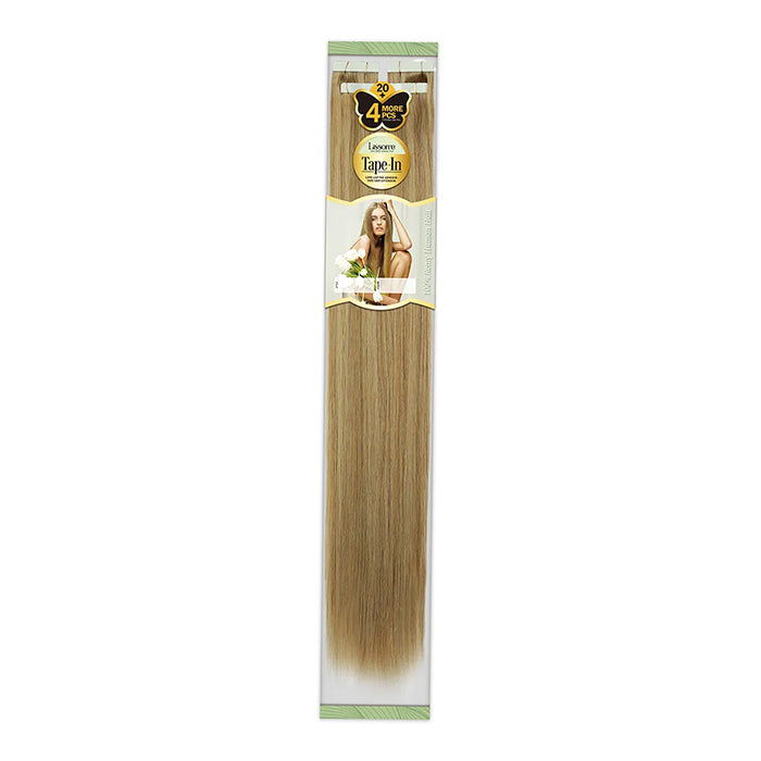 Zury Remy Human Hair Tape In Hairpiece Straight 18"