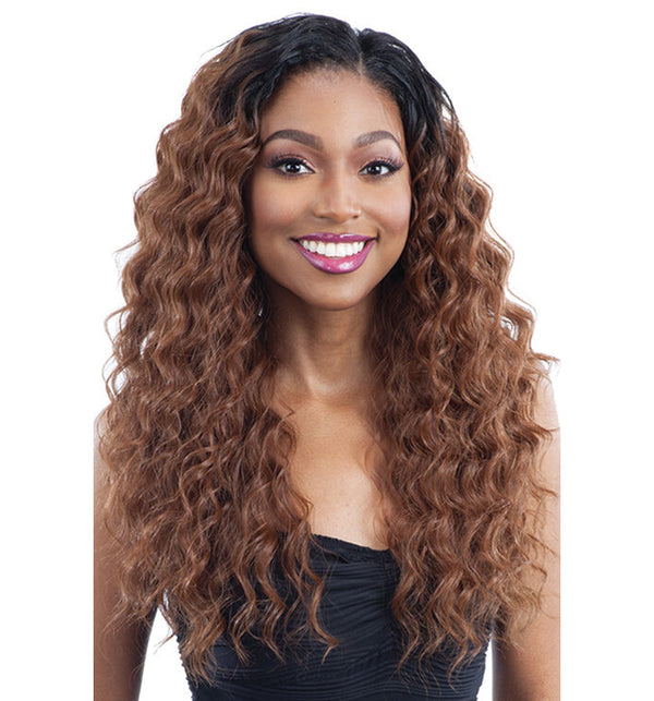 Loose Deep Lace Closure 16" - Shake-n-go Organique Mastermix Synthetic Weave