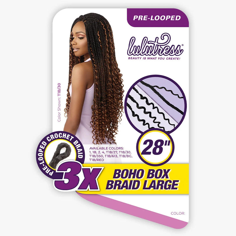 Sensationnel Lulutress 3x Crochet Braids - Boho Box Braid Large 28"