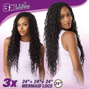 Sensationnel Lulutress Pre-looped 3x Mermaid Locs 24"