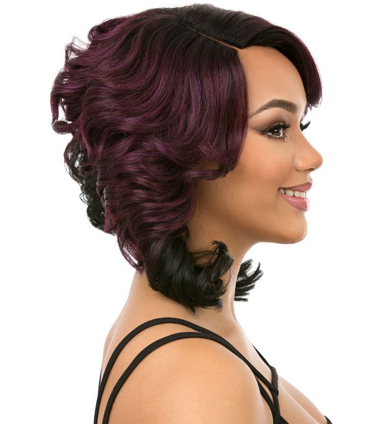 Magic - It's A Wig Synthetic Hair Full Wig Short Curly Side Part