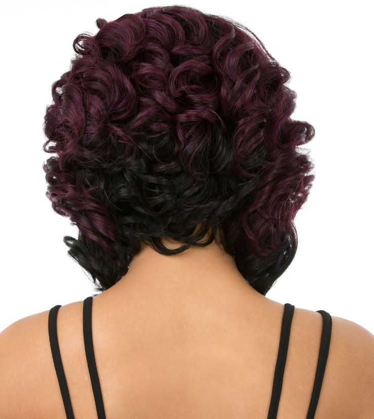 Magic - It's A Wig Synthetic Hair Full Wig Short Curly Side Part