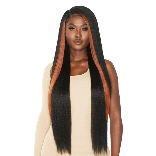 Outre Synthetic Melted Hairline Hd Lace Front Wig - Makeida