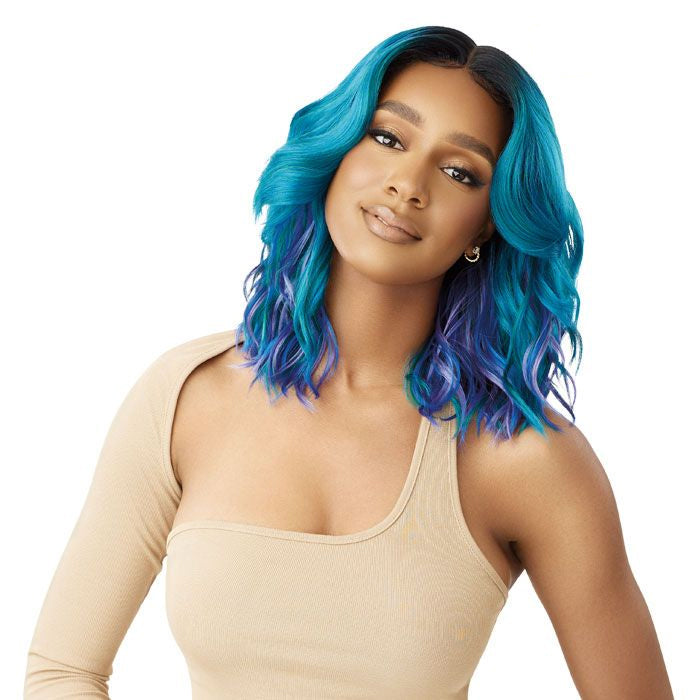 Outre Synthetic Color Bomb Hd Lace Front Wig - Marina