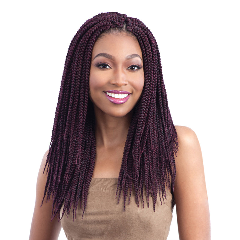 Medium Box Braids 14" - Freetress Bulk Crochet Braiding Hair Extension