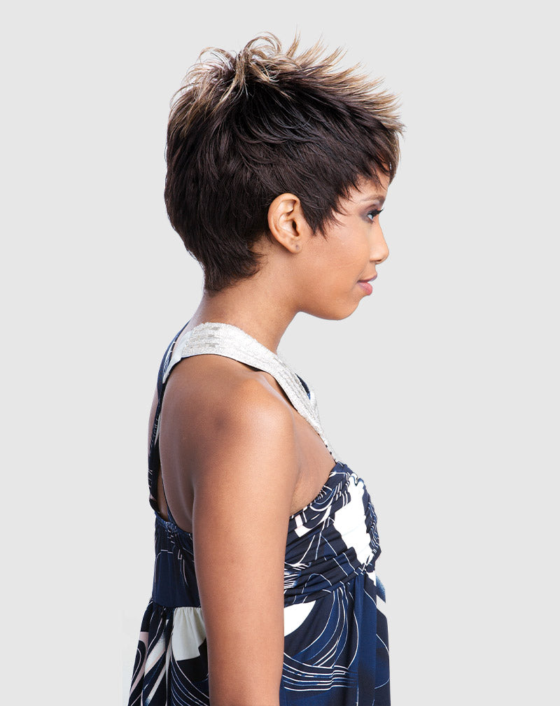Moby - Vanessa Fashion Synthetic Short Straight Spike Full Wig