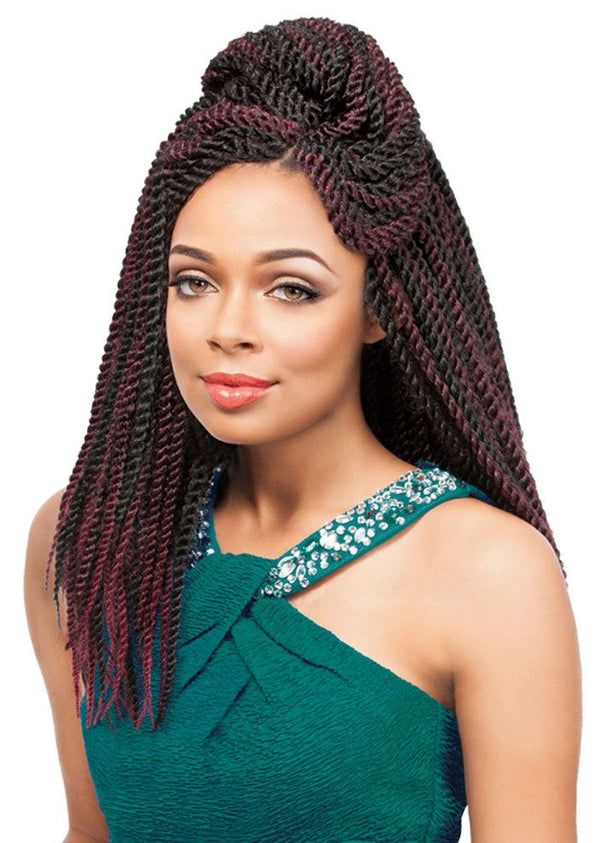 Multi Senegal Twist 4pcs - Sensationnel X-pression Synthetic Crochet Braid 12/14