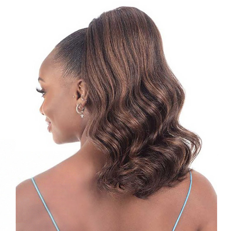 Shake N Go Natural Me Synthetic Hair Drawstring Ponytail - NATURAL BODY WAVE