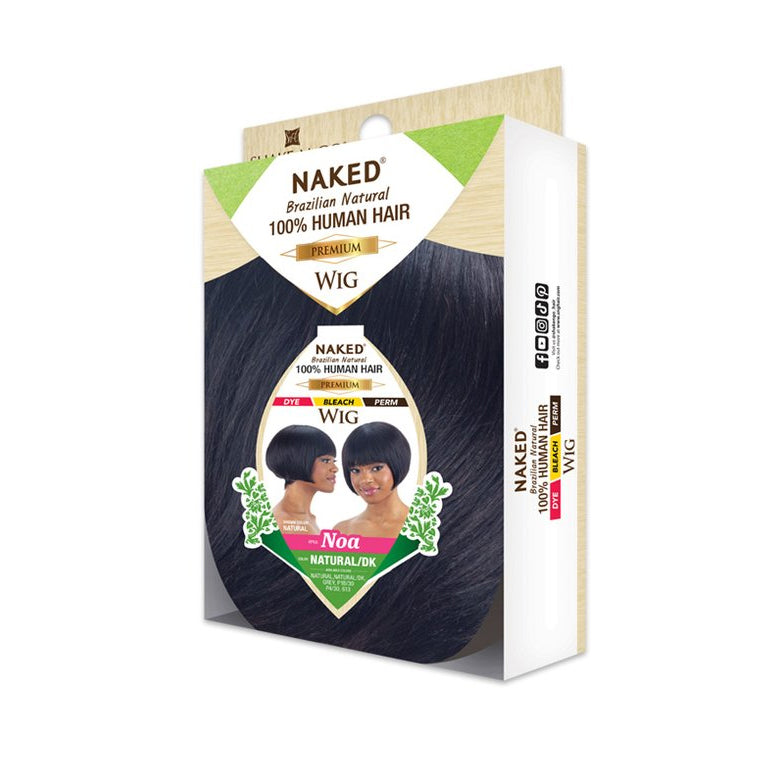 Naked 100% Brazilian Natural Human Hair Premium Wig - Noa
