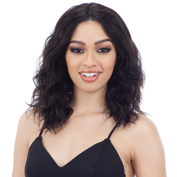 Naked 100% Brazilian Natural Human Hair Lace Front Wig - Rhia