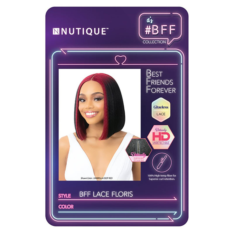 Nutique Bff Synthetic Hair Glueless Hd Lace Front Wig - Floris