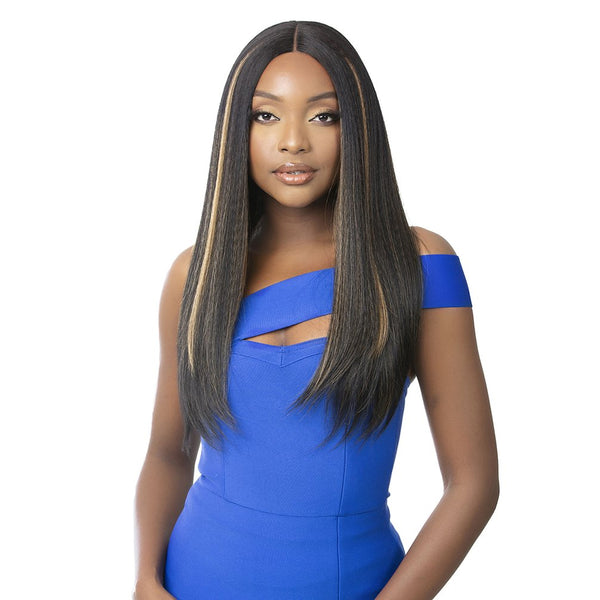 Nutique Bff Synthetic Hair Hd Lace Front Wig - Natural Straight 24