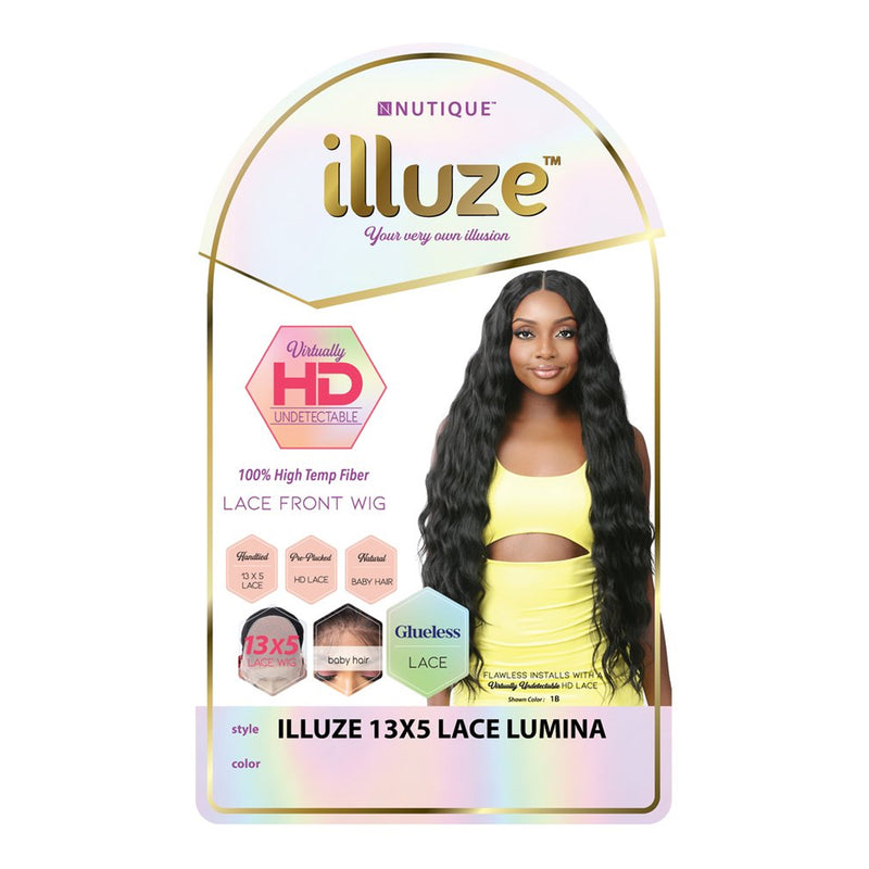 Nutique Illuze Synthetic Hair Glueless 13x5 Hd Lace Front Wig - Lumina