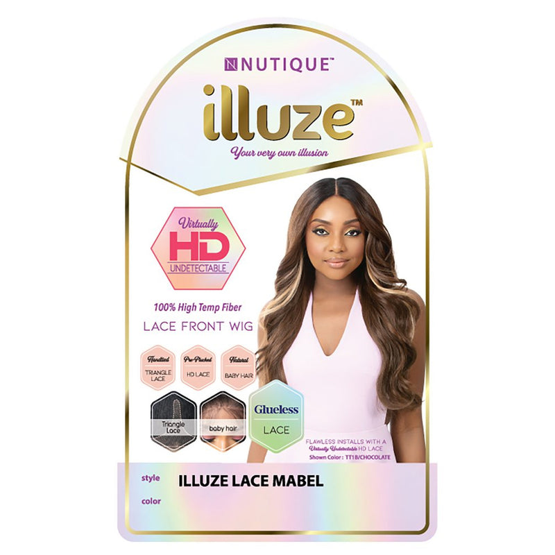 Nutique Illuze Synthetic Hair Glueless Hd Lace Front Wig - Mabel
