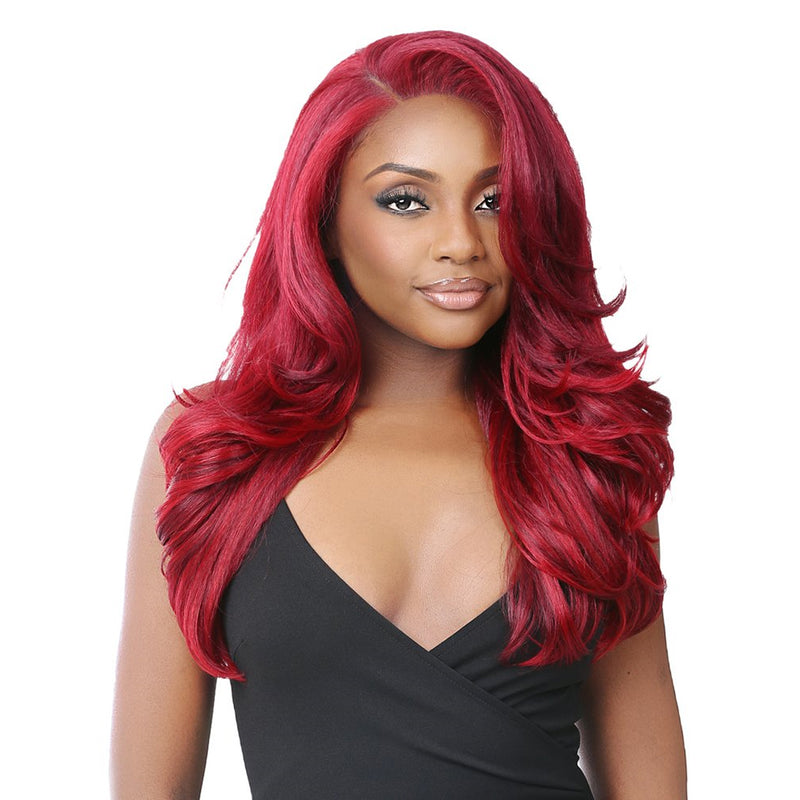 Nutique Illuze Synthetic Hair Glueless 13x5 Hd Lace Front Wig - Solmina