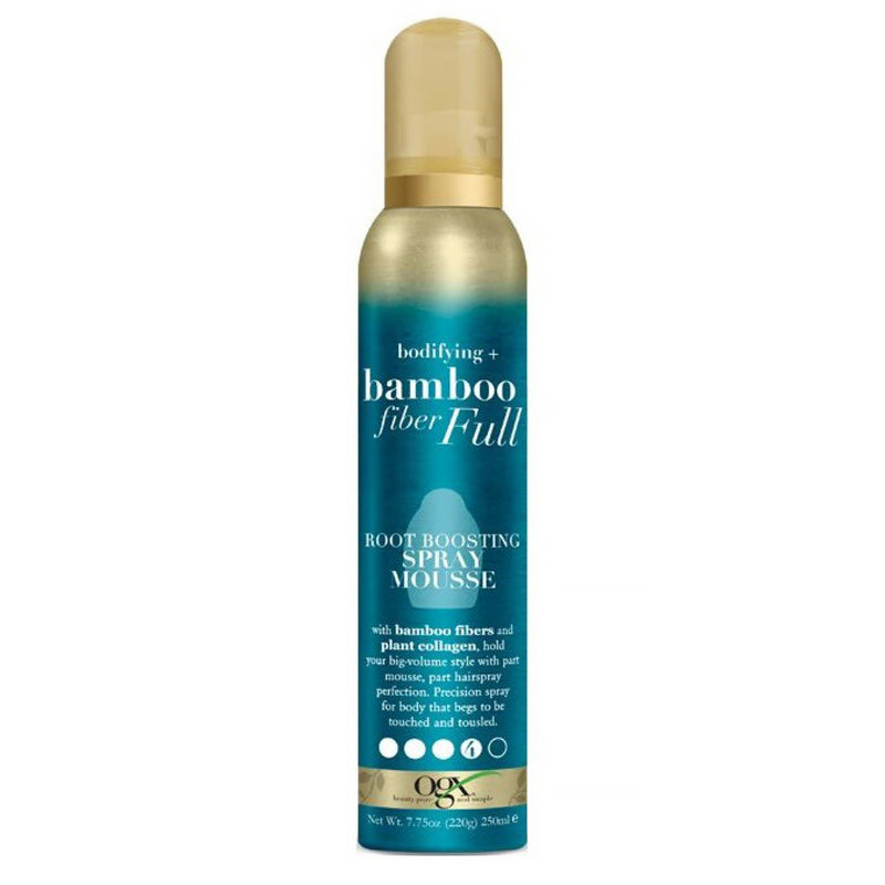 OGX Bodifying + Bamboo Fiber Full Root Boosting Spray Mousse 7.75oz