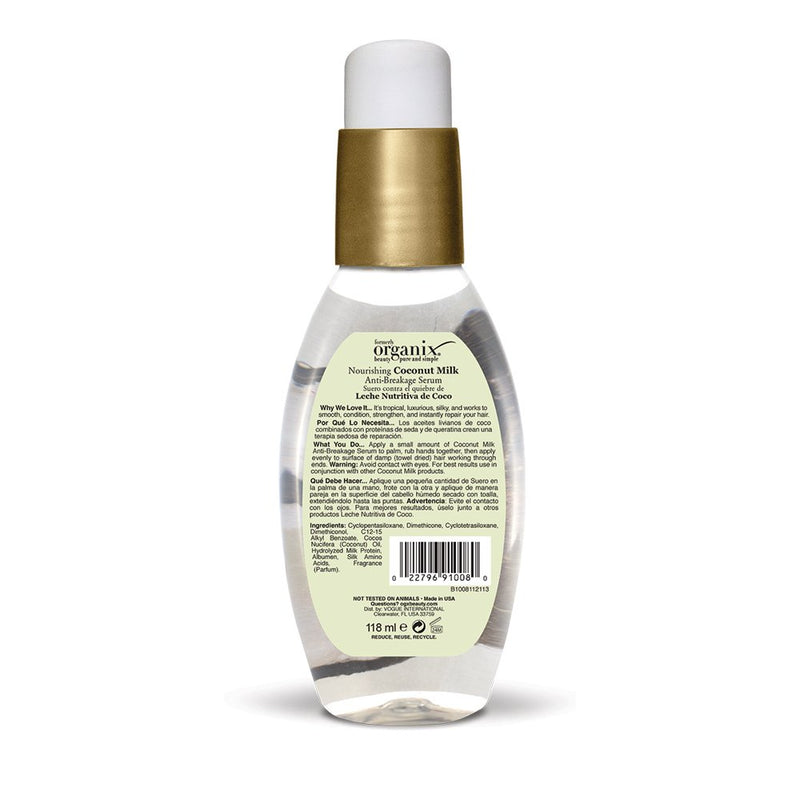OGX Nourishing + Coconut Milk Anti-breakage Serum 4oz