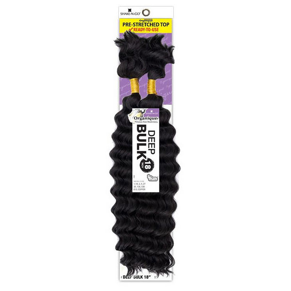 Shake-n-go Organique Human Hair Mastermix Braids - Deep Bulk 18"