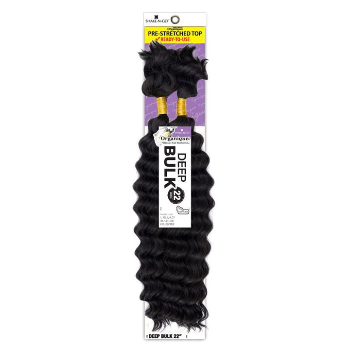 Shake-n-go Organique Human Hair Mastermix Braids - Deep Bulk 22"