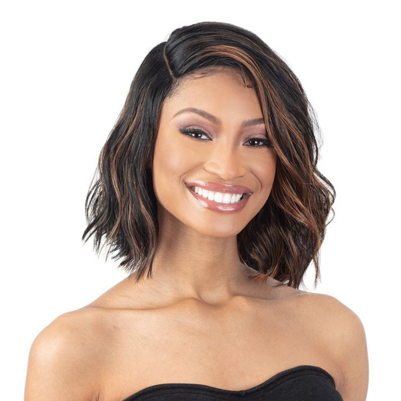 Shake N Go Organique Bob Life Synthetic Hd Lace Front Wig - Marion