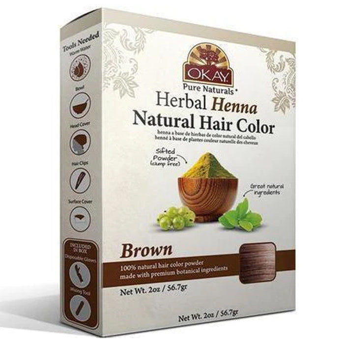 Okay Pure Naturals Herbal Henna Natural Hair Color