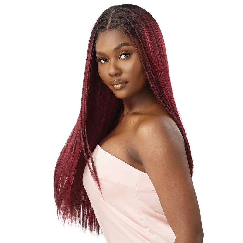 Outre 100% Fully Hand-tied Wig - Hhb-sleek Yaki 28"