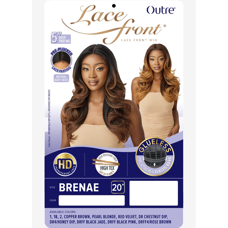 Outre Synthetic Hair Hd Lace Front Wig - Brenae