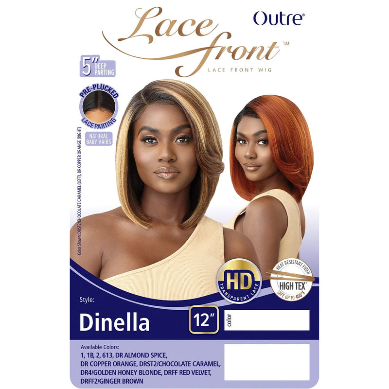 Outre Synthetic Hair Hd Lace Front Wig - Dinella