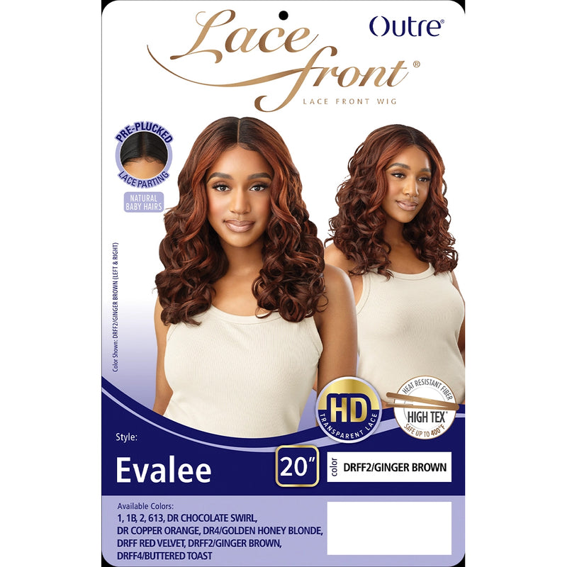 Outre Synthetic Hair Hd Lace Front Wig - Evalee