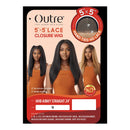 Outre Human Hair Blend 5x5 Lace Closure Wig - Hhb-kinky Straight 24"