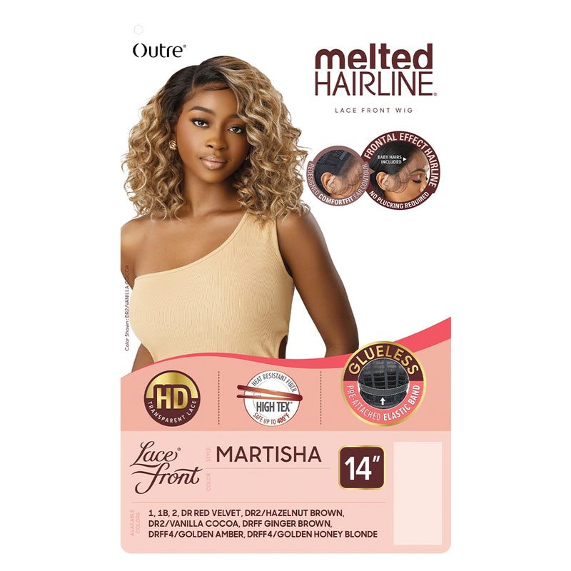 Outre Melted Hairline Synthetic Glueless Hd Lace Front Wig - Martisha
