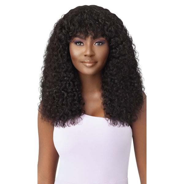 OUTRE Mytresses Purple Label 100% Unprocessed Human Hair Wig W&W Natural Curly 20"