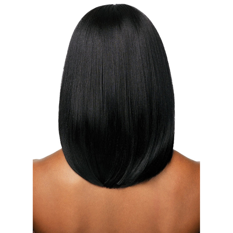 Outre Human Hair Blend 5x5 Lace Closure Wig - Hhb-natural Yaki 14"