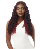 Outre Synthetic Sleeklay Part Hd Lace Front Wig - Perla