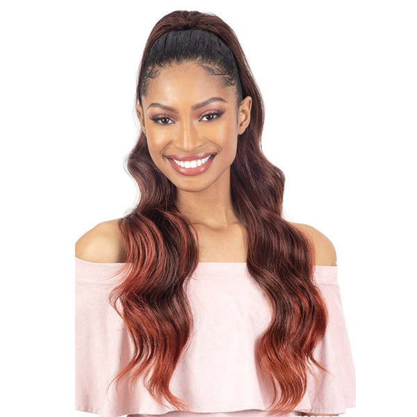 Freetress Equal Organique Lite Drawstring Ponytail - Luxy Wave 28"