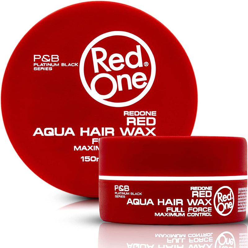 Red One Red Aqua Hair Wax Full Force 5oz