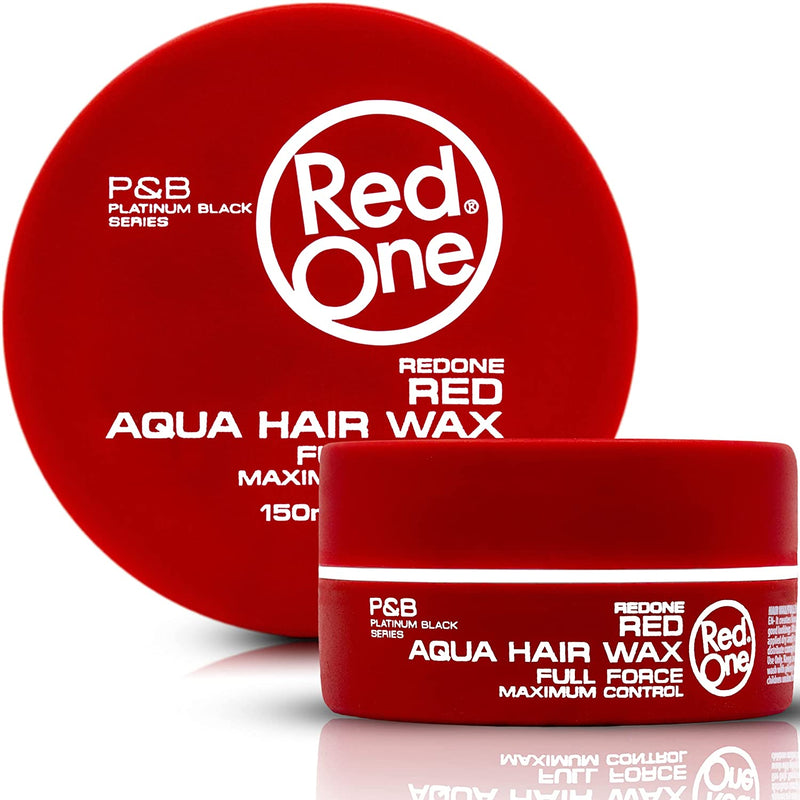 Red One Aqua Hair Wax Maximum Control 5oz