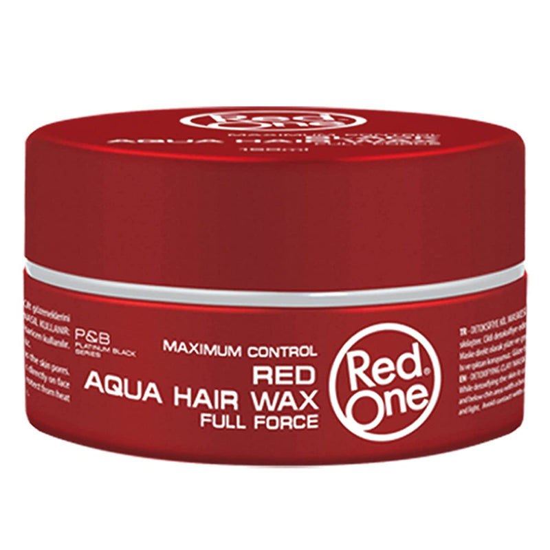 Red One Red Aqua Hair Wax Full Force 5oz