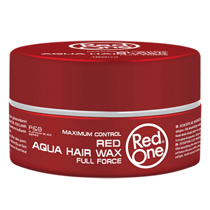 Red One Aqua Hair Wax Maximum Control 5oz