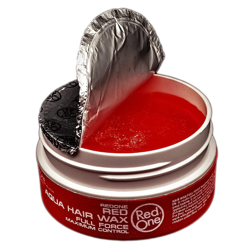 Red One Aqua Hair Wax Maximum Control 5oz